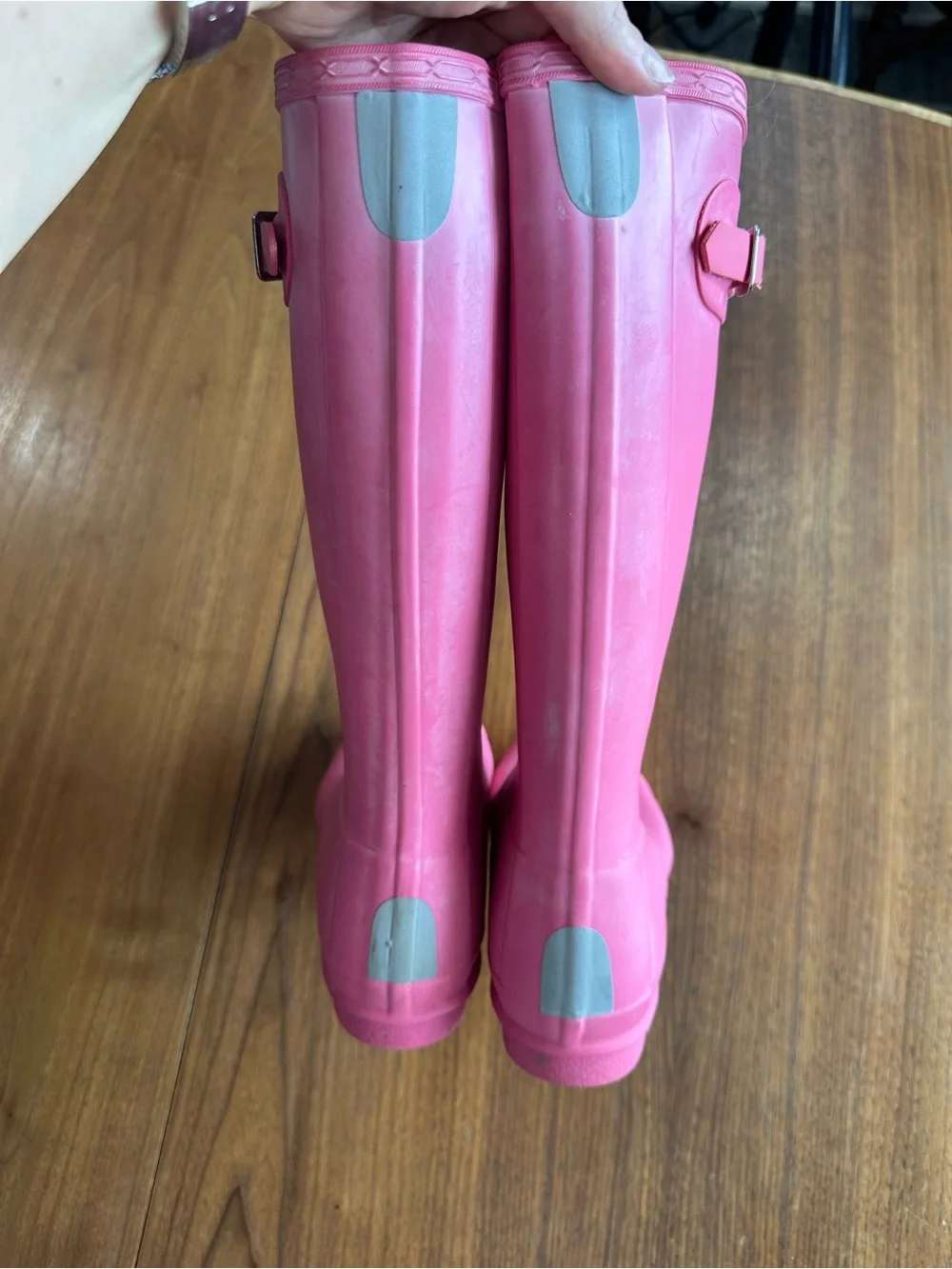 Hunter Pink Rain Boots (Women’s size 6.5, girls size 6, EU 37)